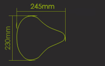 saddle size